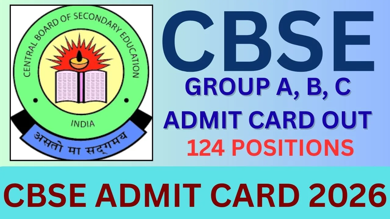 CBSE ADMIT CARD 2026