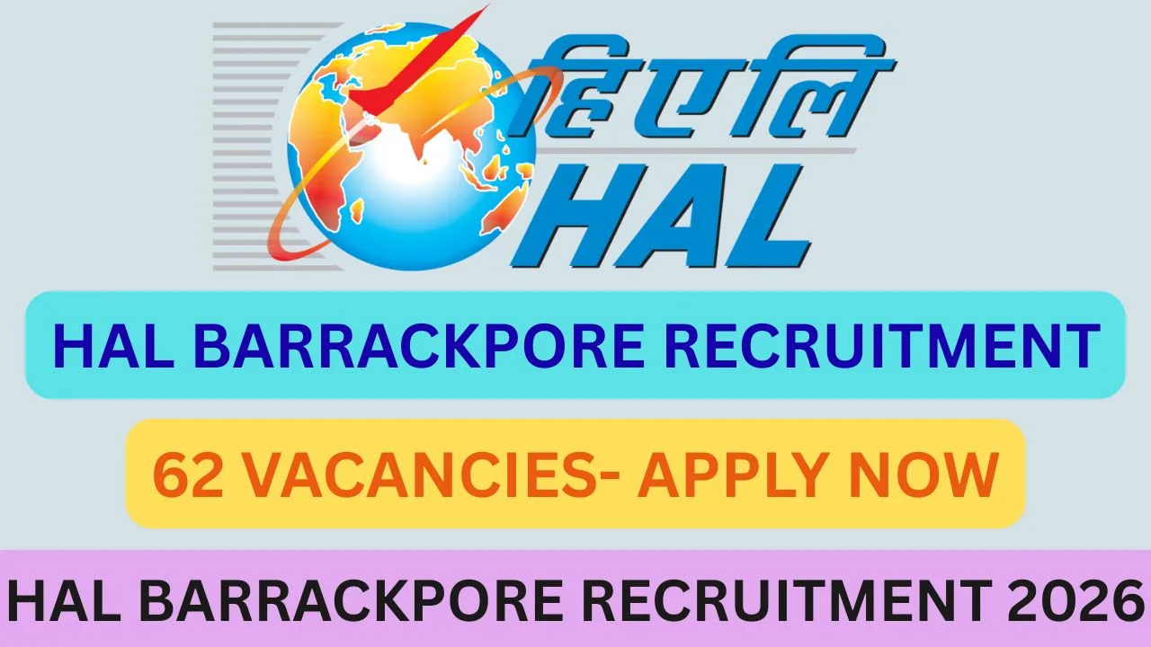 HAL BARRACKPORE RECRUITMENT 2026