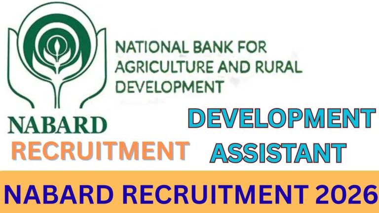 NABARD RECRUITMENT 2026