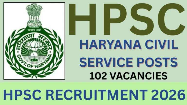 HPSC RECRUITMENT 2026